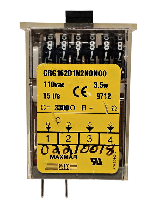SAIA CRG162D1N2N0N00 MAXMAR 115 V AC 15 i/s Electronic Counter