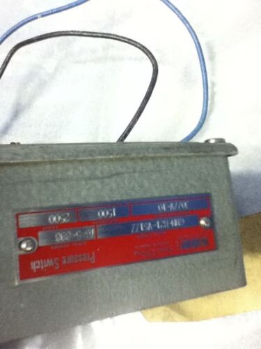 SOR 6NN-B21-VS1ZZ PRESSURE SWITCH- NO BOX