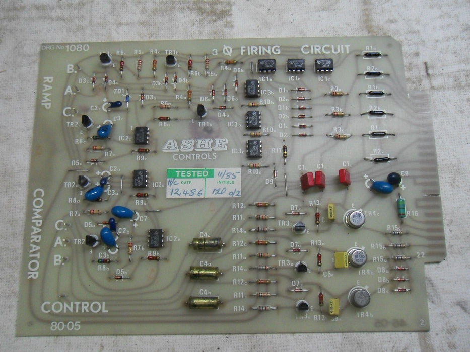 Ashe Controls Comparator Control Firing Circuit Board 80-05