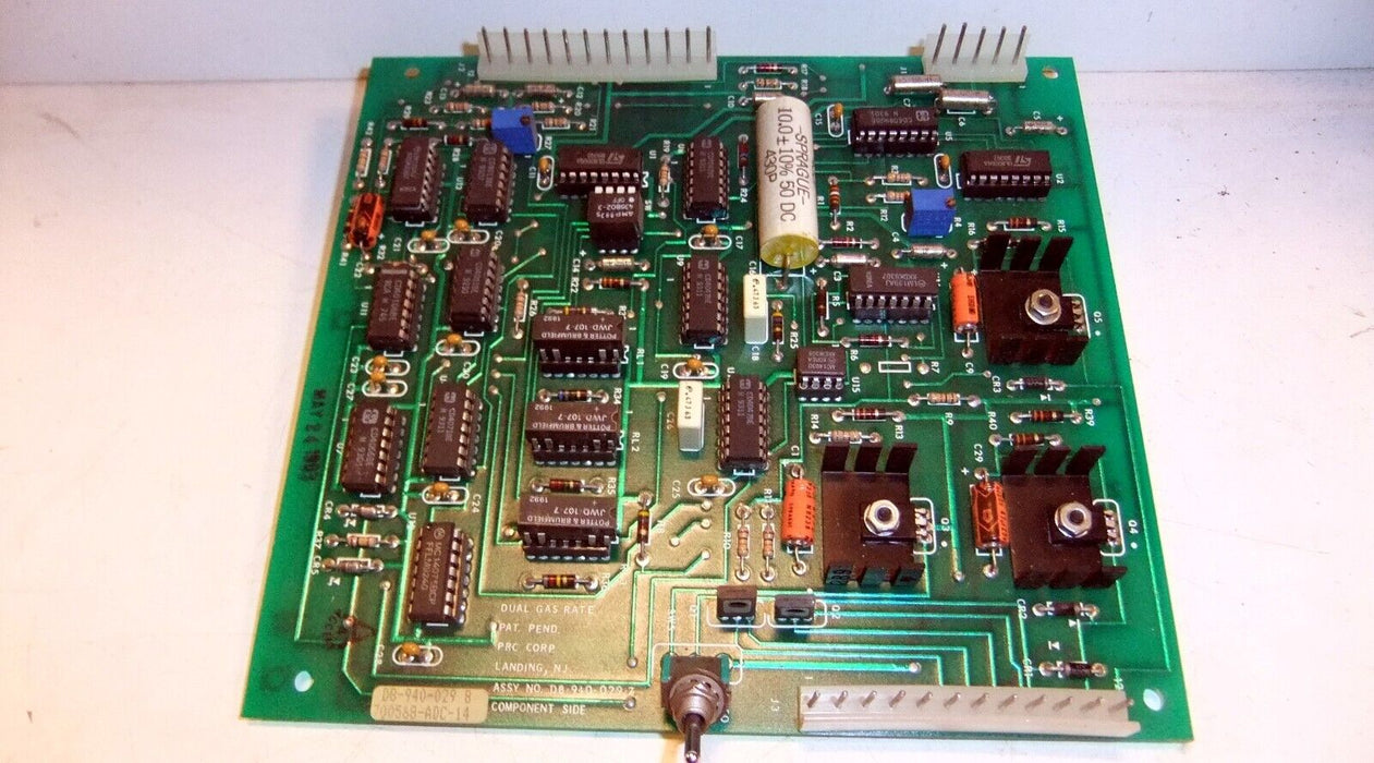 PRC Dual Gas Rate Board D8-940-029 D8-940-029-7 plc