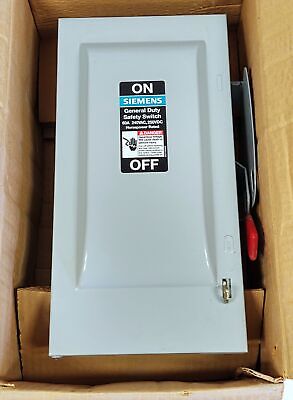 Siemens GF322N 240VAC/250VDC Safety Switch in NEMA Type 1 Enclosure