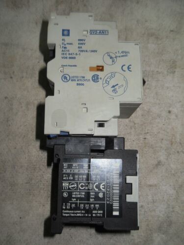 1 TELEMECANIQUE GV2-M06 STARTER PROTECTOR & CONTACTOR LP1-K0610-BD