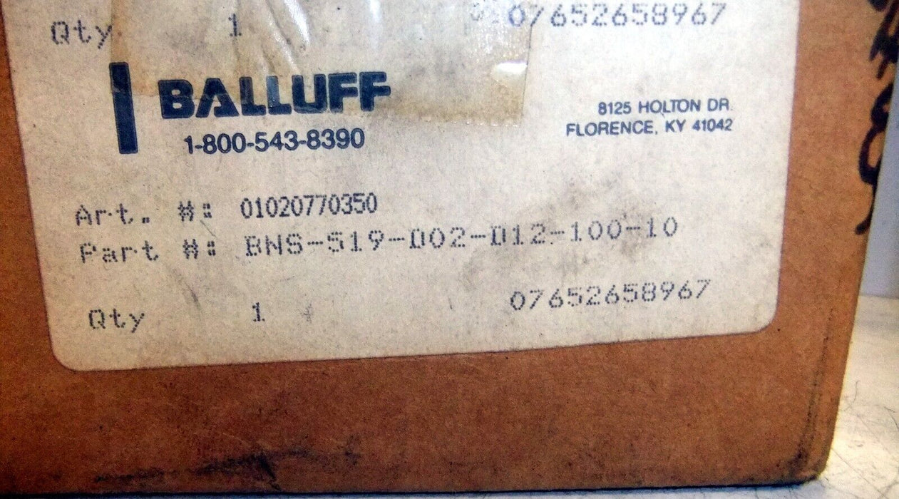 Balluff BNS-519-D02-D12-100-10 Limit Switch