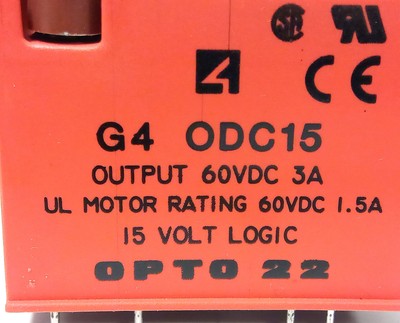 OPTO 22 G4ODC15 60 V DC 3 A Digital PLC Output Module