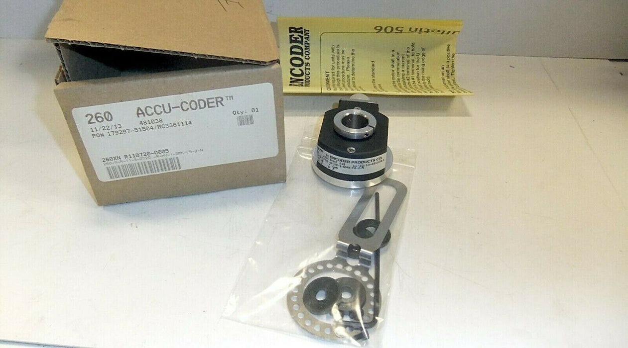 Encoder Products Encoder 260XN 260-N-R-11-5-0720-R-HV-1-SMK-FB-2-N
