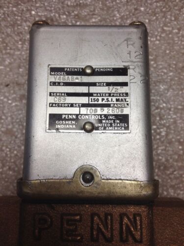 PENN CONTROLS V46AB-1 REGULATOR