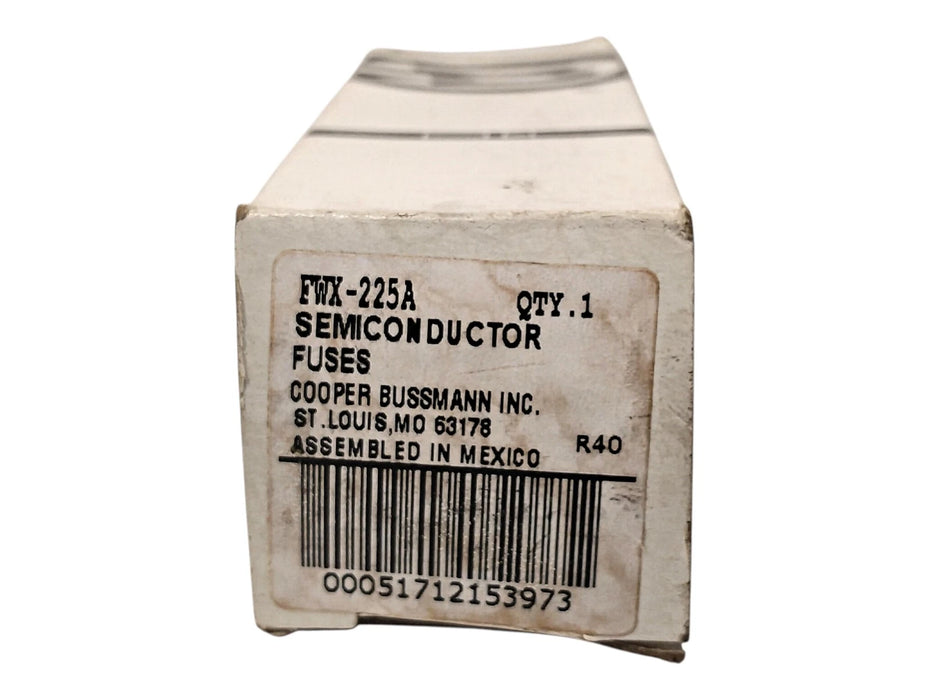 Bussmann FWX-225A 250 V AC/DC 225 A Current-Limiting Very Fast-Acting Fuse