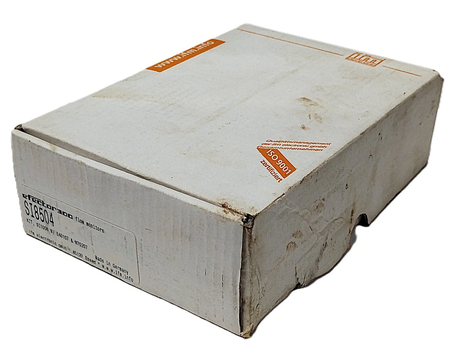 Efector SID10ADBFKOW/LS 90-240 VAC Flow Sensor w/ E40107 and W70207 fittings