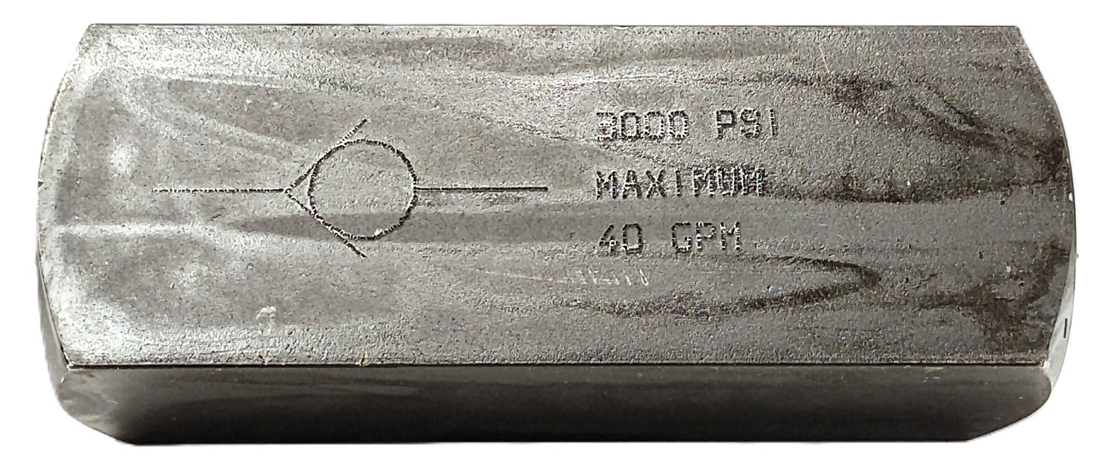 Parker C1600S10 3000 psi 40 gpm Hydraulic Check Valve w/ 1 in NPT Ports