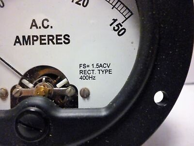 Simpson 40688 AC Amperes Panel Meter
