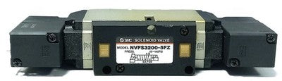 SMC NVFS3200-5FZ 15-145 psi Solenoid Valve w/ 21-26 V DC Coils