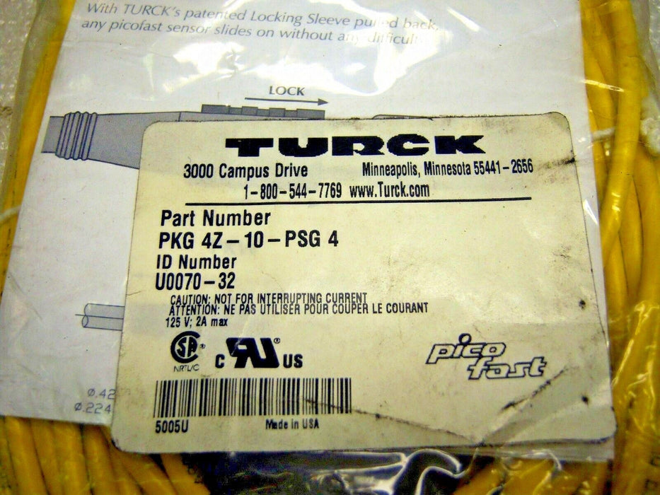 Turck Pkg 4Z-10-Psg 4 Cordset