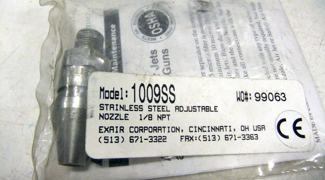 Exair 9900SS SS Air Nozzle 1/8" NPT