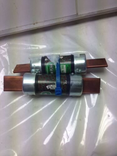 2 Bussmann LPN-200 FUSES NO BOX