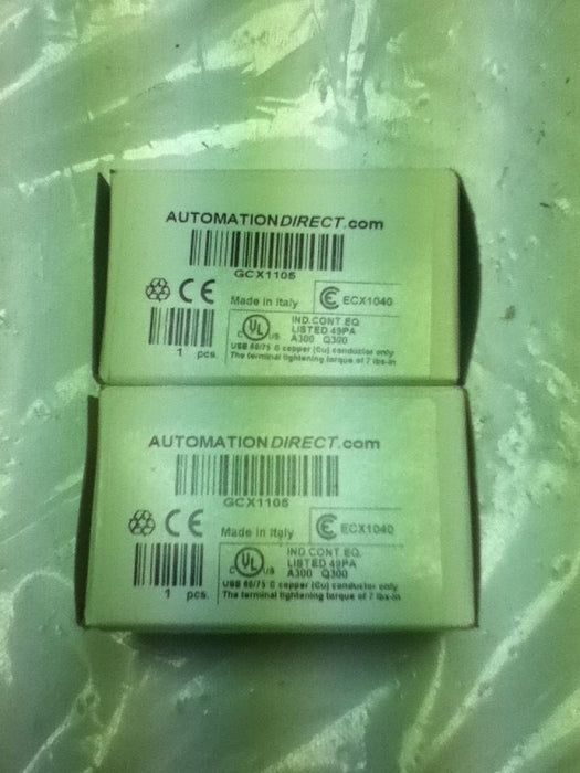 2 Automation Direct GCX1105 Pushbuttons