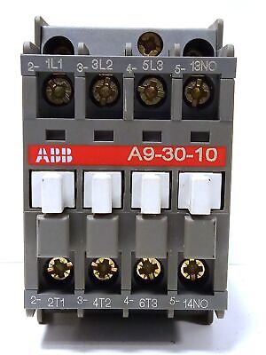 ABB A9-30-10-84 690VAC/220VDC 26 A Contactor w/ 110-120 V Coil