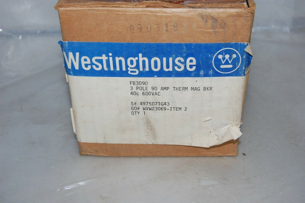 Westinghouse FB3090 Circuit Breaker