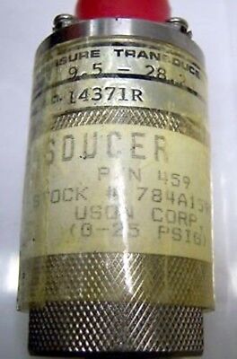 Uson Pressure Transducer # 459 0-25 Psig Type B