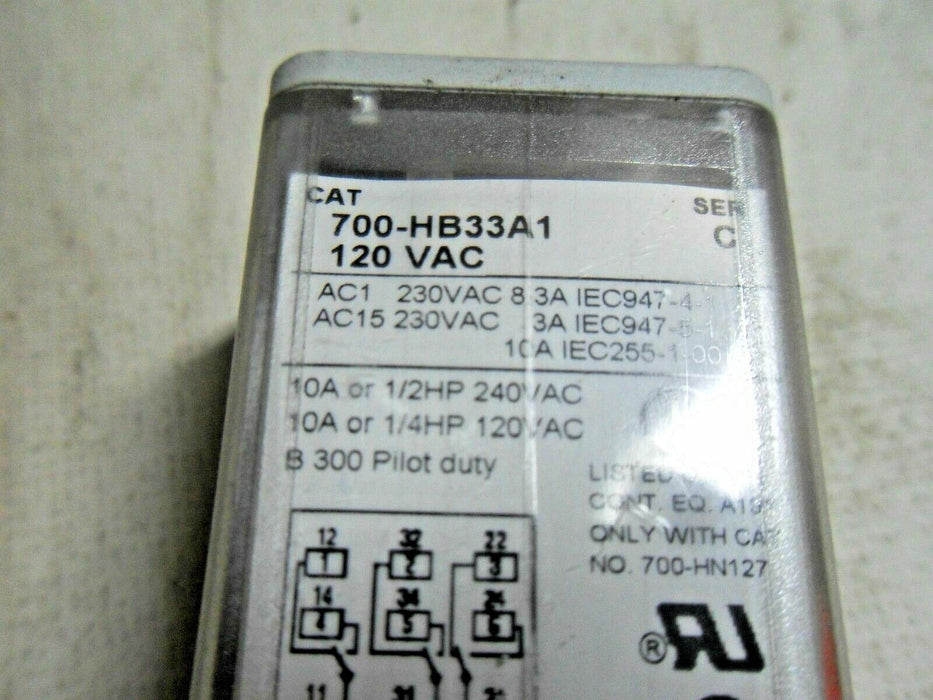 Allen-Bradley 700-HB33A1 Blade Base Relay