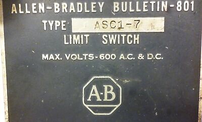 Allen-Bradley 801-ASC1-7 Rotary Limit Switch