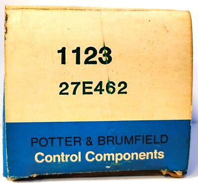 Potter & Brumfield 27E462 6 Pole 22 Pin Track Mount Relay Socket