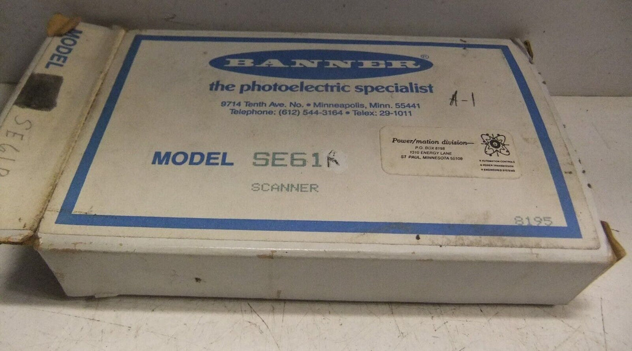 Banner SE61R Scanner