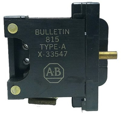 Allen-Bradley X-33547 Size 0/1 Type A Left Hand Overload Relay