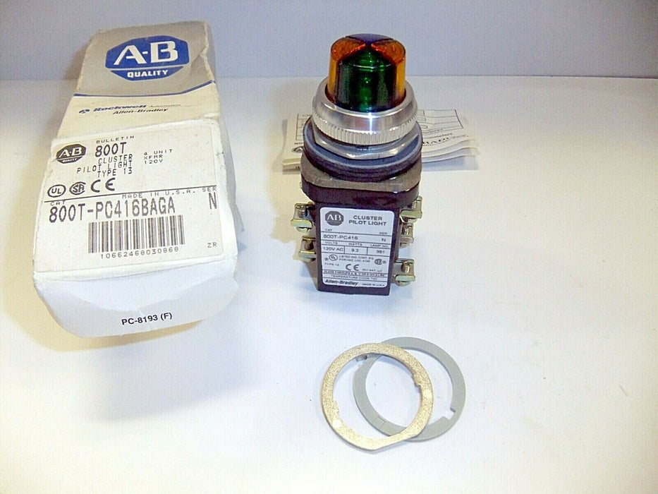 Allen-Bradley Cluster Pilot Light 800T-PC416BAGA