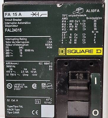 Square D FAL24015 Circuit Breaker