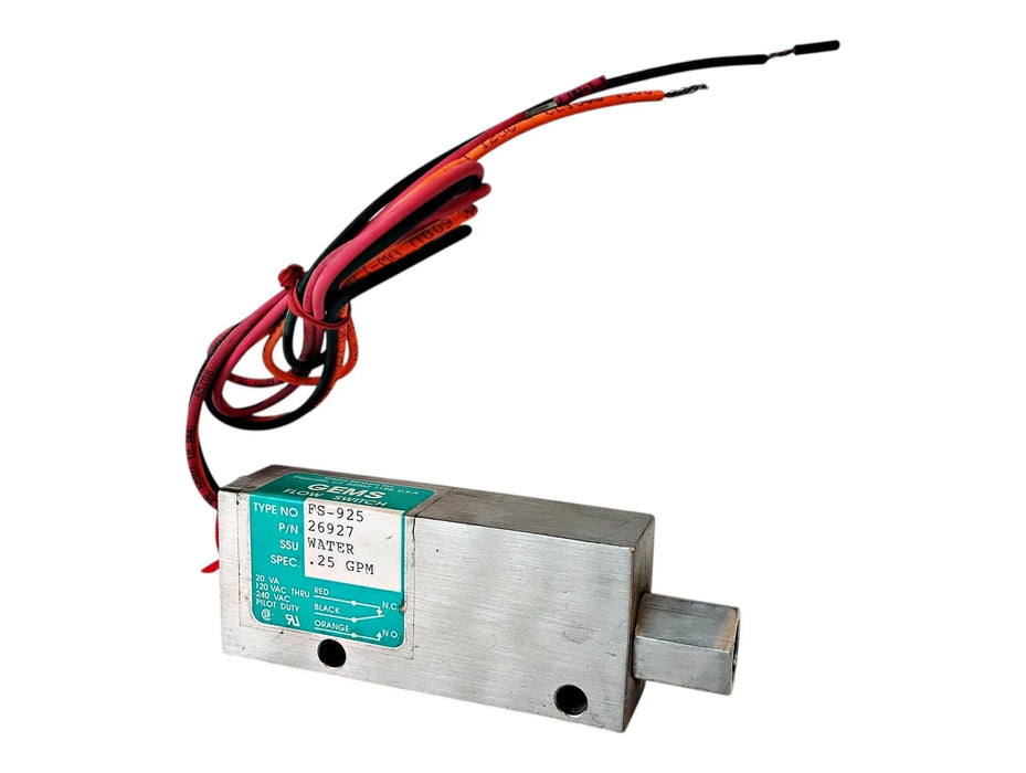 Gems Sensors 26927 FS-925 0.25 GPM Flow Switch