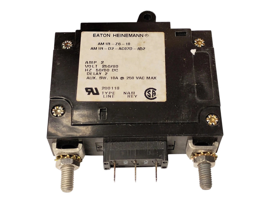 Eaton AM1R-D2-AC07D-A52 AM1R-Z6-10 250VAC/80VDC 2 A 1-Pole Circuit Breaker