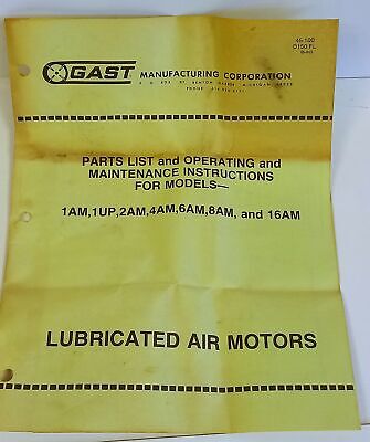 Graco DSSP29 Repair Kit for Gast 101140 and 162425 Air Motors