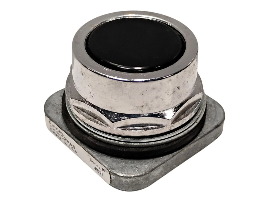 Furnas 52PA8A1 Pushbutton Operator w/ Flush Black Cap