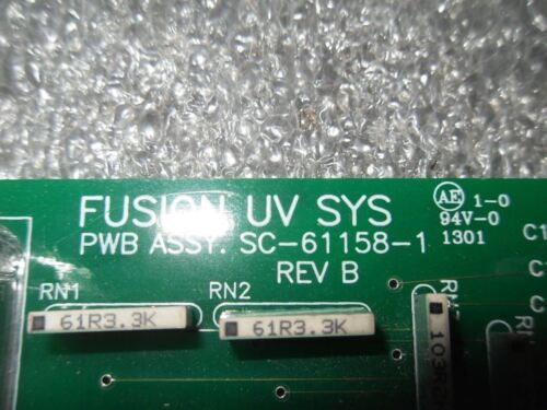 Fusion UV Systems SC-61158-1 Power Board