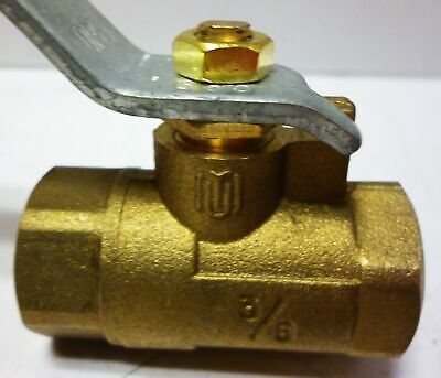 Pro Channel 000PCV038T Brass Ball Valve w/ Brass Nut and Shaft & Silicon O-ring