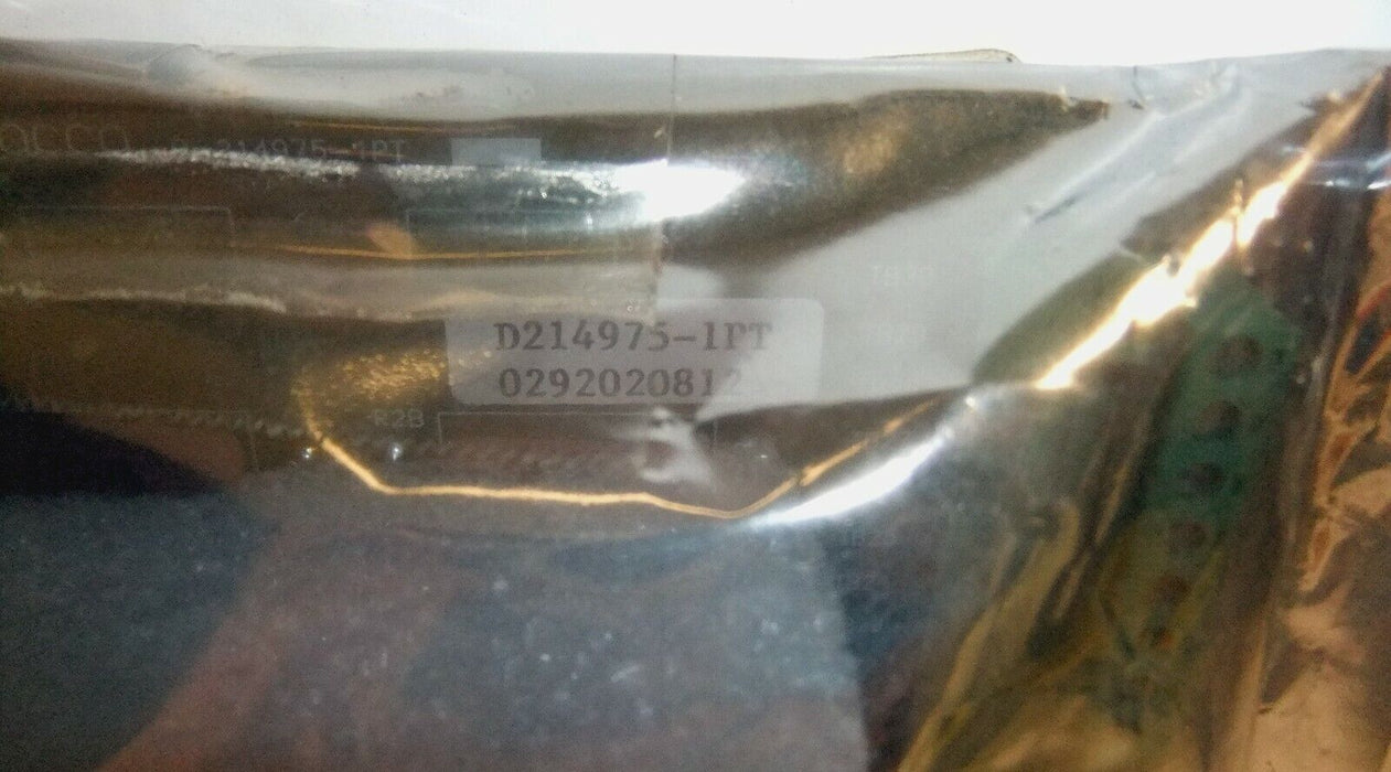 Tocco Resistor Feedback Board 086361-D 214975
