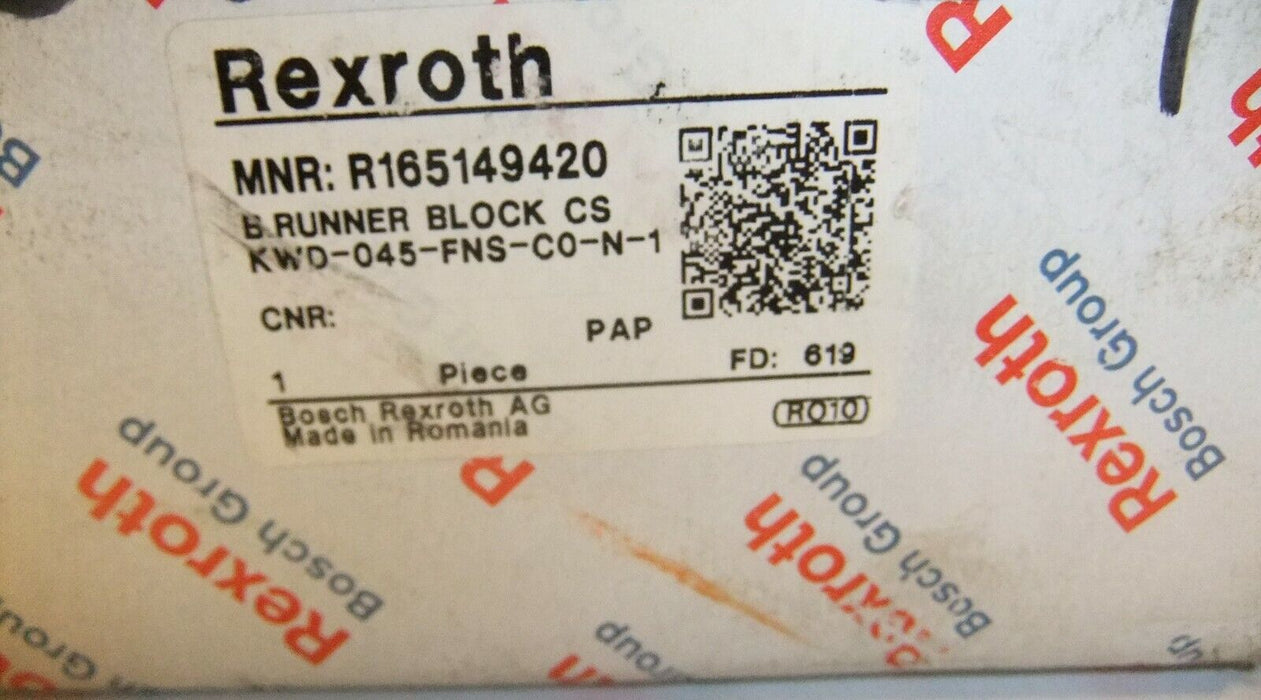 Rexroth Linear Runner Bearing R1651499420