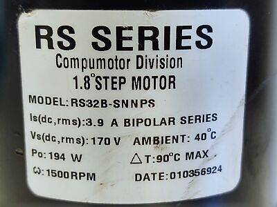 Parker RS32B-SNNPS Compumotor Stepper Motor