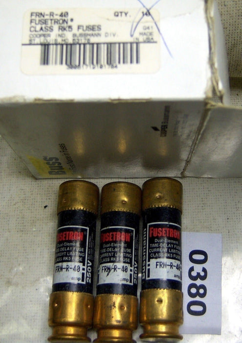 3 Buss FRN-R-40 Fuses