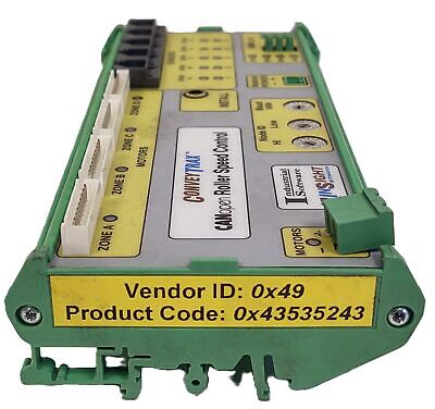 Industrial Software 0x43535243 0X49 CRSC CONVEYTRAX CAMopen Roller Speed Control