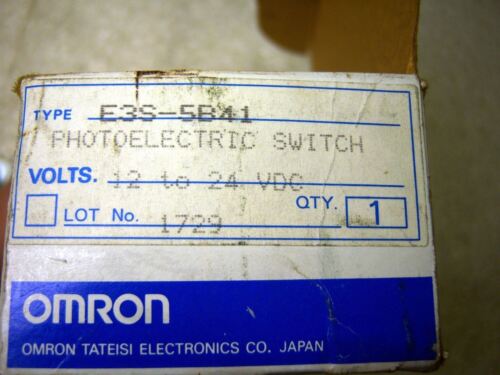 Omron Photoelectric Sensor E3S-5DB41