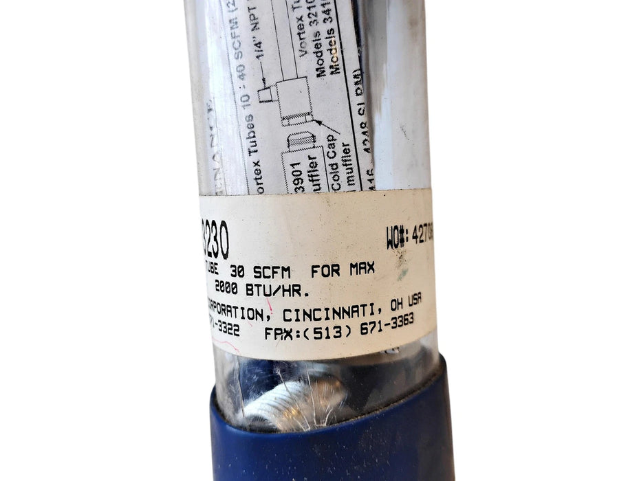 EXAIR 3230 30 SCFM 250 PSI 2000 BTU/HR Vortex Tube