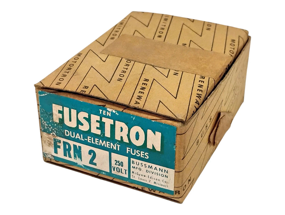 Bussmann FRN-2 250 V AC 2 A Non-Current-Limiting Time-Delay Fuses