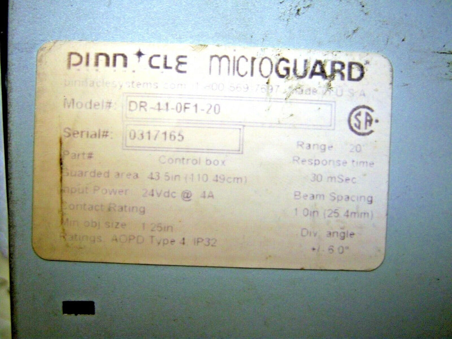 Pinnacle Systems DR-44-OF1-20 Microguard