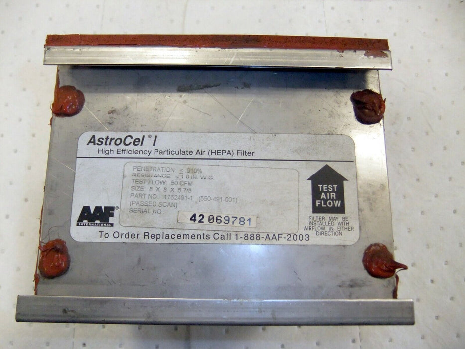 AAF 550-491-001 HIGH EFFICIENCY AIR FILTER