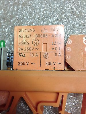 6 Weidmuller V23127-B0006-A201 Relays with Modules