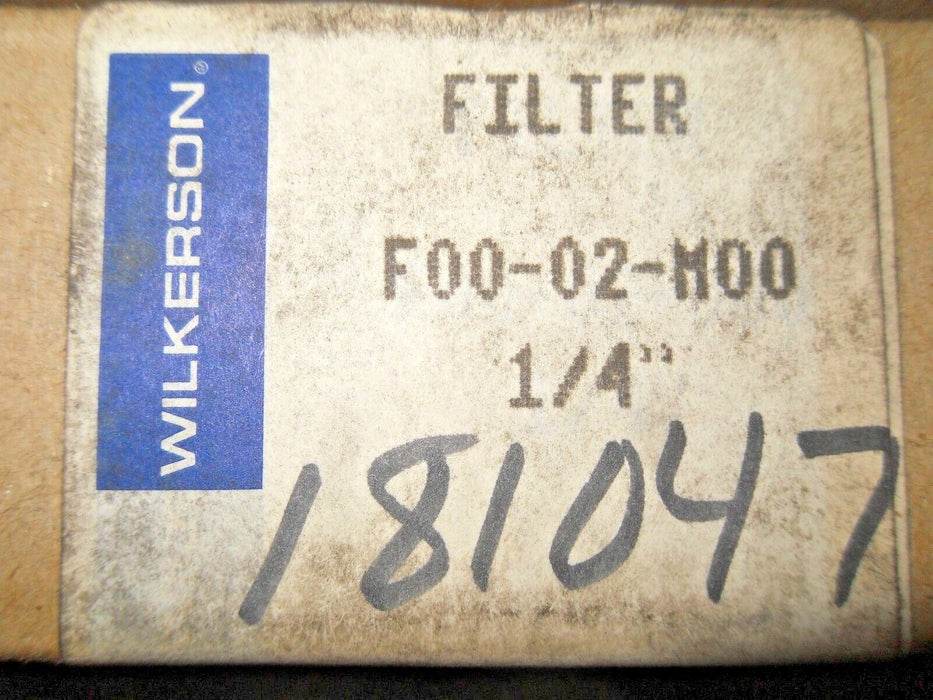 Wilkerson F00-02-M00 200Psig Filter