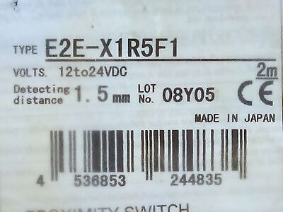 Omron E2E-X1R5F1 12-24VDC Inductive Proximity Sensor