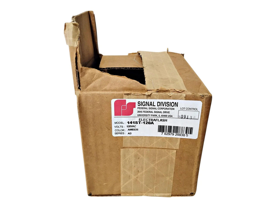 Federal Signal 141ST-120A 120 V AC Amber ELECTRAFLASH Strobe Light