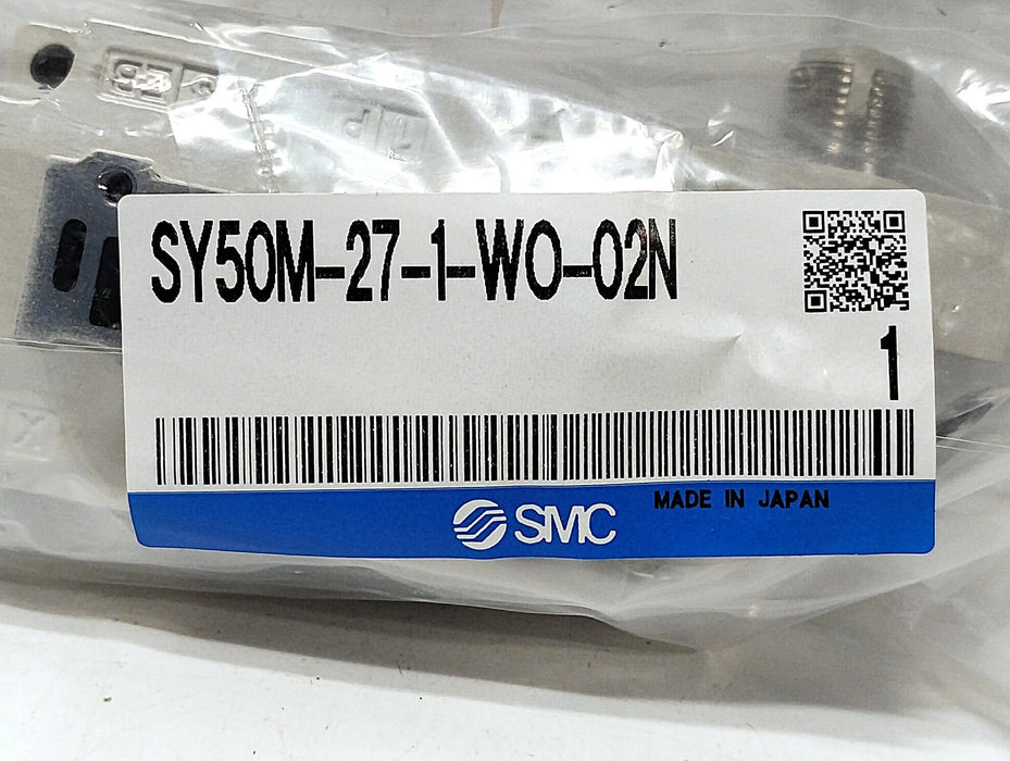 SMC SY50M-27-1-WO-02N Pneumatic Manifold w/ 3/8 in NPTF Ports